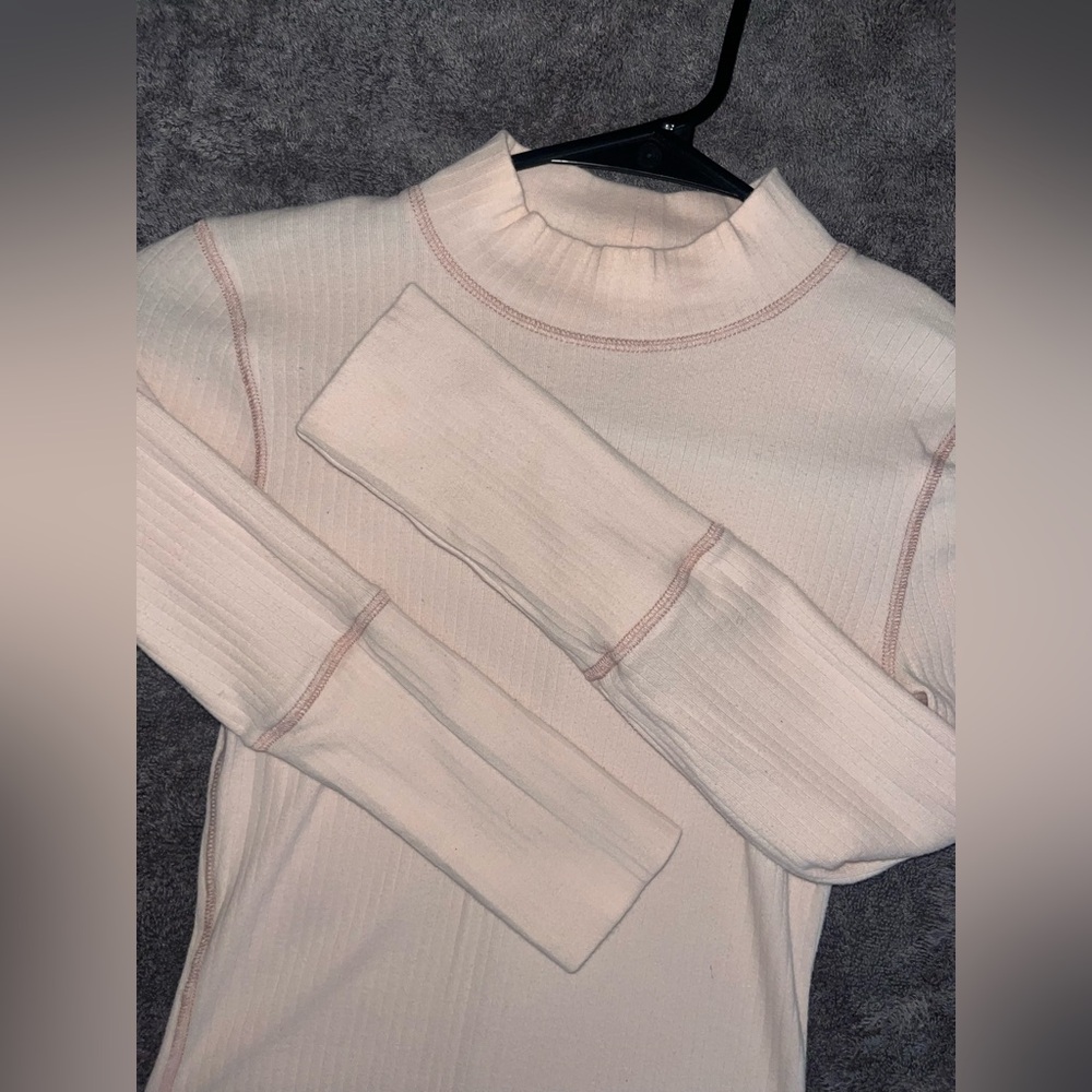 FP Movement by Free People Blush Pink Long Sleeve Top